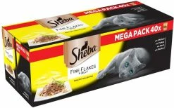 Sheba Fine Flakes Cat Pouches Poultry Collection In Jelly 40x85g