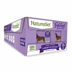 NatureDiet Feel Good Turkey & Chicken 18x390g