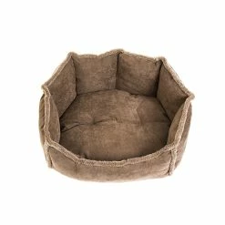 Rufus & Rosie Brown Deluxe Dog Bed Small -Dog Food shop 49620 4 3