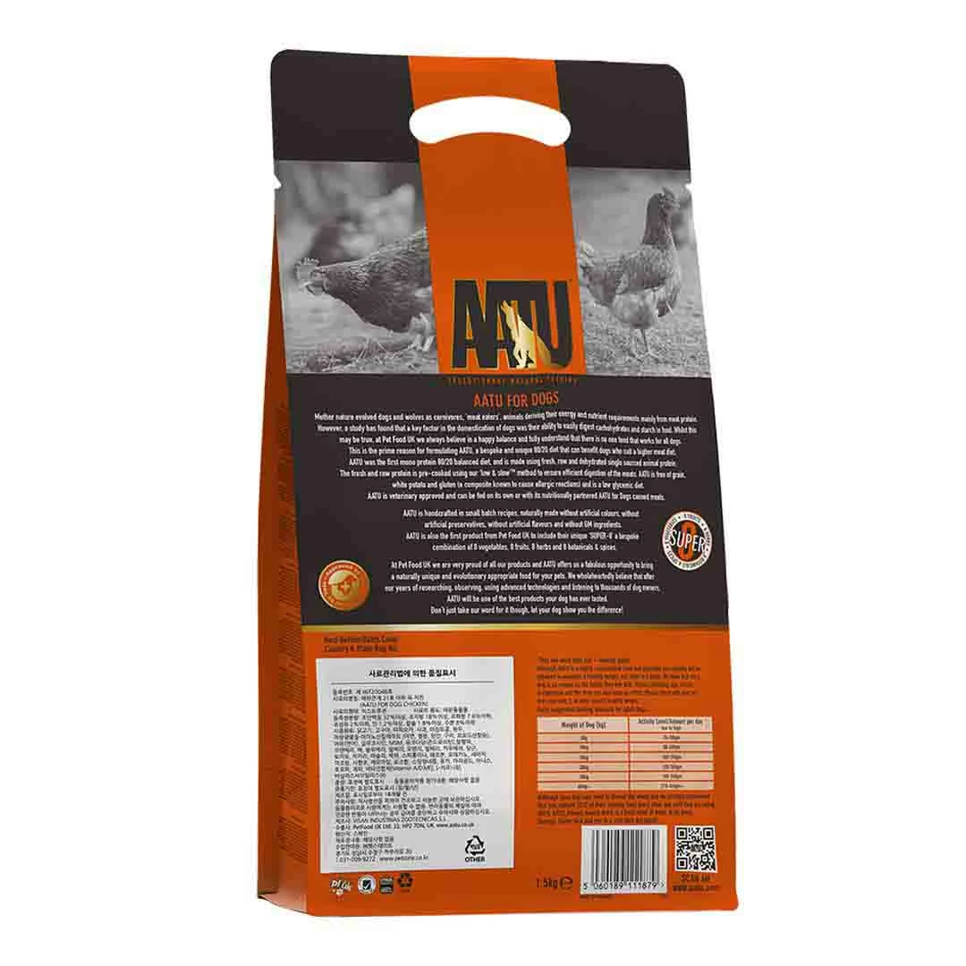 AATU 80/20 Chicken Dog Food 1.5kg 2 AATU 80/20 Chicken Dog Food 1.5kg - Image 2