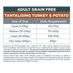 Autarky Grain Free Adult Tasty White Fish & Potato Dog Food, 12kg -Dog Food shop autarky adult dog tantalising turkey potato feeding table