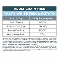 Autarky Adult White Fish Grain Free Dry Dog Food, 12kg 5 Autarky Adult White Fish Grain Free Dry Dog Food, 12kg -Dog Food shop autarky adult dog tasty white fish potato feeding table