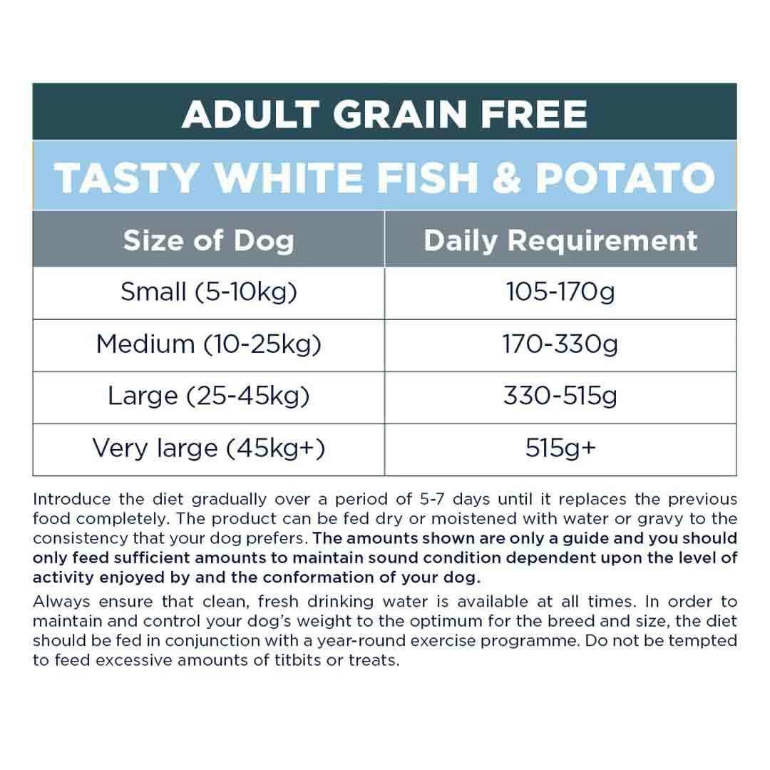 Autarky Adult White Fish Grain Free Dry Dog Food, 12kg 3 Autarky Adult White Fish Grain Free Dry Dog Food, 12kg - Image 3