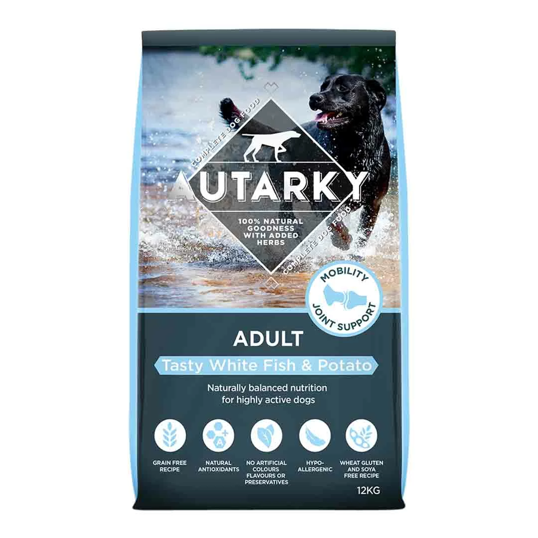 Autarky Adult White Fish Grain Free Dry Dog Food, 12kg 1 Autarky Adult White Fish Grain Free Dry Dog Food, 12kg