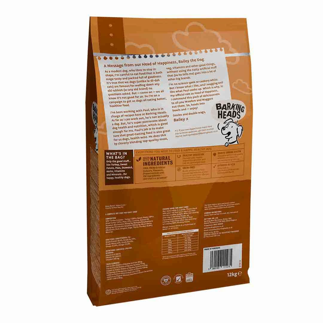 Barking Heads Top Dog Turkey 12kg 2 Barking Heads Top Dog Turkey 12kg - Image 2