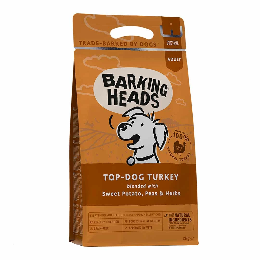 Barking Heads Top Dog Turkey 2kg 1 Barking Heads Top Dog Turkey 2kg