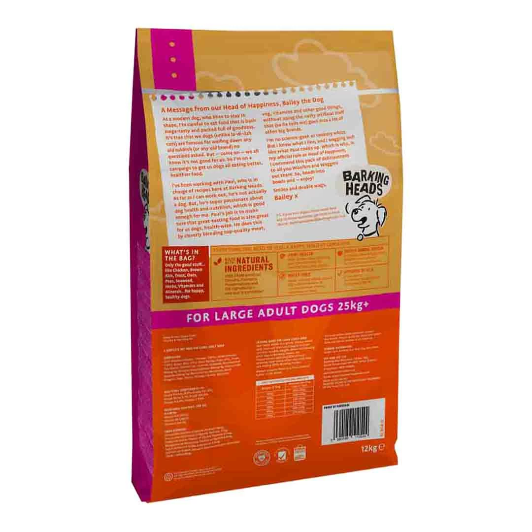 Barking Heads Large Breed Bowl Lickin Chicken 12kg 2 Barking Heads Large Breed Bowl Lickin Chicken 12kg - Image 2