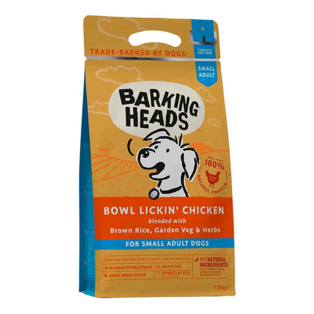 Barking Heads Small Breed Bowl Lickin Chicken 1.5kg 1 Barking Heads Small Breed Bowl Lickin Chicken 1.5kg