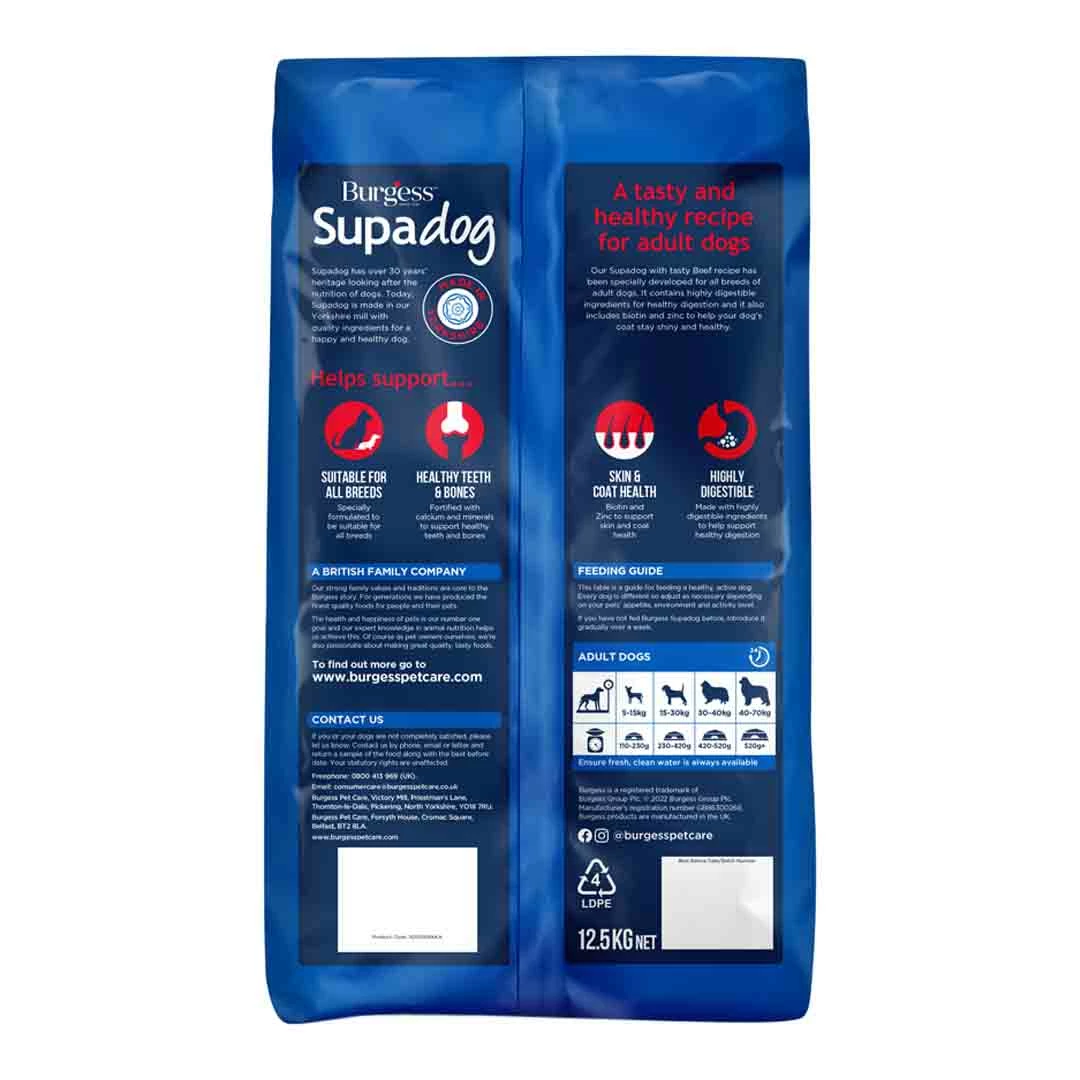 Burgess Complete Adult Dog Food Rich In British Beef 15kg 2 Burgess Complete Adult Dog Food Rich In British Beef 15kg - Image 2