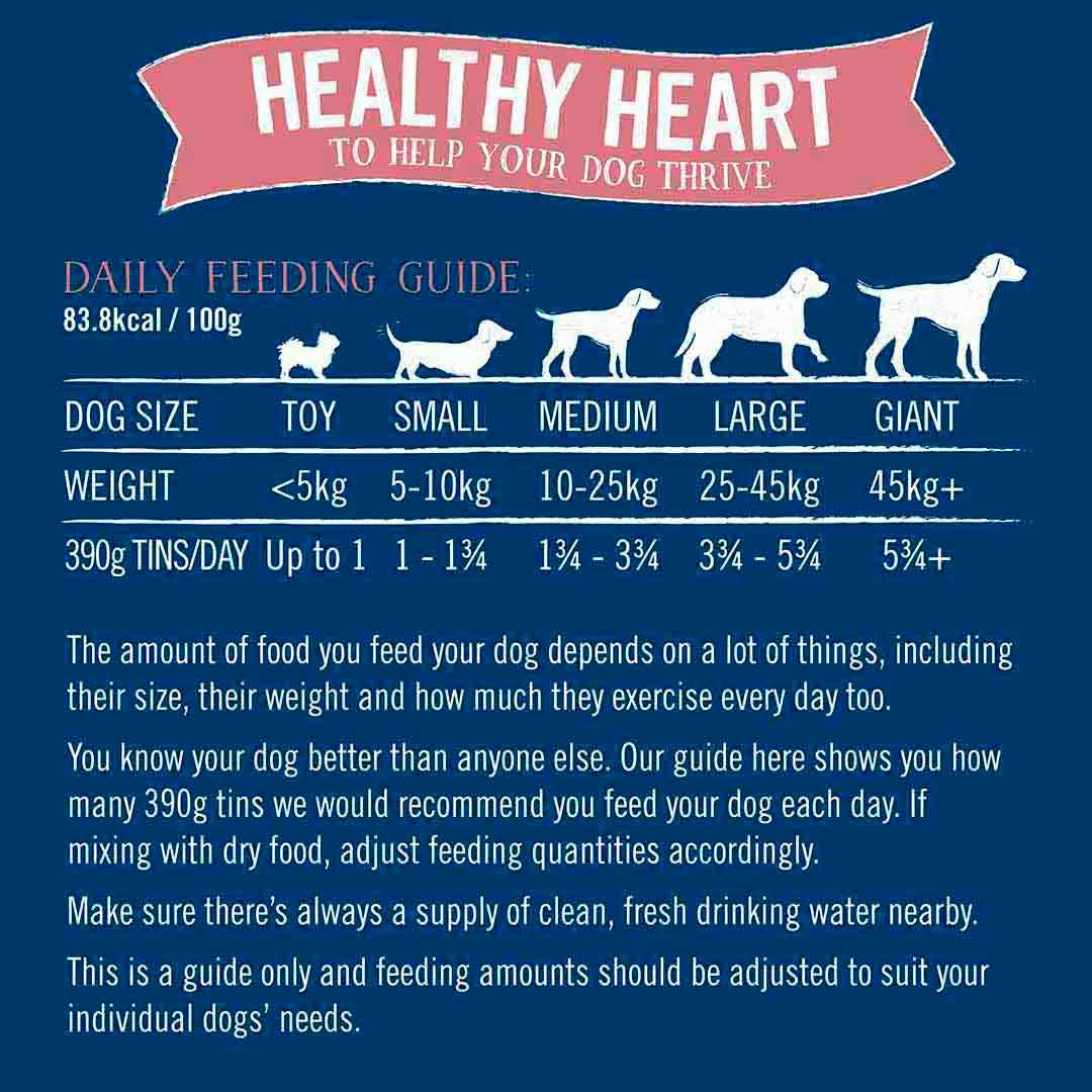 Butchers Butcher's Healthy Heart Dog Food Tins 18x390g 5 Butchers Butcher's Healthy Heart Dog Food Tins 18x390g - Image 5