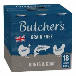 Butchers Butcher's Joints & Coat Dog Food Tins 18x390g