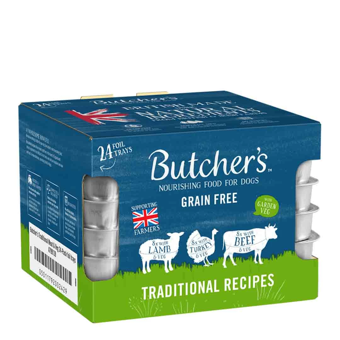 Butchers Butcher's Traditional Recipes Dog Food Trays 24 X 150g 2 Butchers Butcher's Traditional Recipes Dog Food Trays 24 X 150g - Image 2