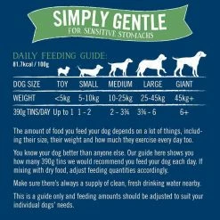 Butchers Butcher's Simply Gentle Dog Food Tins 18x390g 7 Butchers Butcher's Simply Gentle Dog Food Tins 18x390g -Dog Food shop butchers dog simply gentle feeding table 1