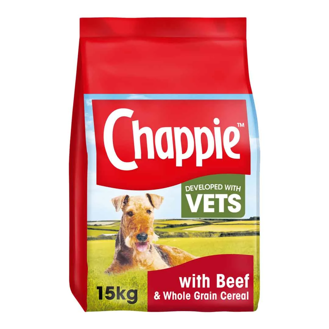 Chappie With Beef And Wholegrain Cereal 15kg 1 Chappie With Beef And Wholegrain Cereal 15kg