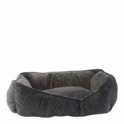 Dream Paws Neutral Pet Sofa Bed Grey Medium -Dog Food shop dream paws dog grey bed back