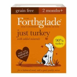 Forthglade Just Turkey Grain Free Dog Food 18x395g