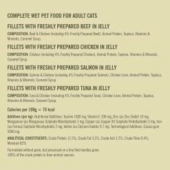 Harringtons Harrington's Wet Cat Food Mixed In Jelly 40x85g -Dog Food shop harringtons cat mixed selection jelly ingredients
