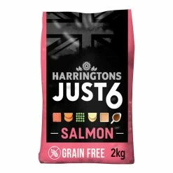 Harringtons Just 6 Salmon & Vegetables Grain Free Dry Dog Food, 2kg