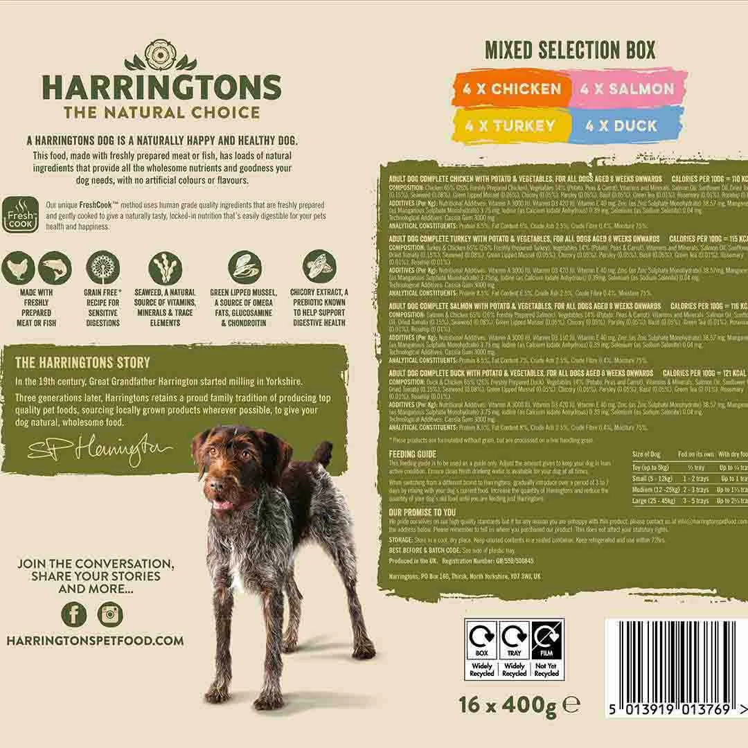 Harringtons Wet Dog Mixed Bumper 16x400g 3 Harringtons Wet Dog Mixed Bumper 16x400g - Image 3