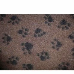 Hem And Boo Non-Slip Vet Bedding Pre Cut 100cmx75cm 9 Hem And Boo Non-Slip Vet Bedding Pre Cut 100cmx75cm -Dog Food shop hem boo pet brown vet bedding with paws fabric mat