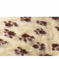 Hem And Boo Non-Slip Vet Bedding Pre Cut 100cmx75cm 10 Hem And Boo Non-Slip Vet Bedding Pre Cut 100cmx75cm -Dog Food shop hem boo pet cream vet bedding with paws fabric mat