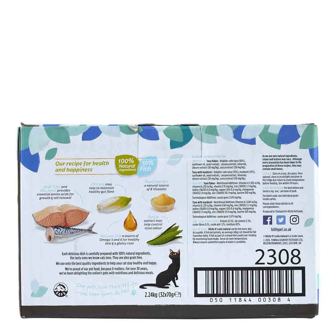 HiLife It's Only Natural Cat Pouch Multipack The Big Tuna One In Jelly 32x70g 3 HiLife It's Only Natural Cat Pouch Multipack The Big Tuna One In Jelly 32x70g - Image 3