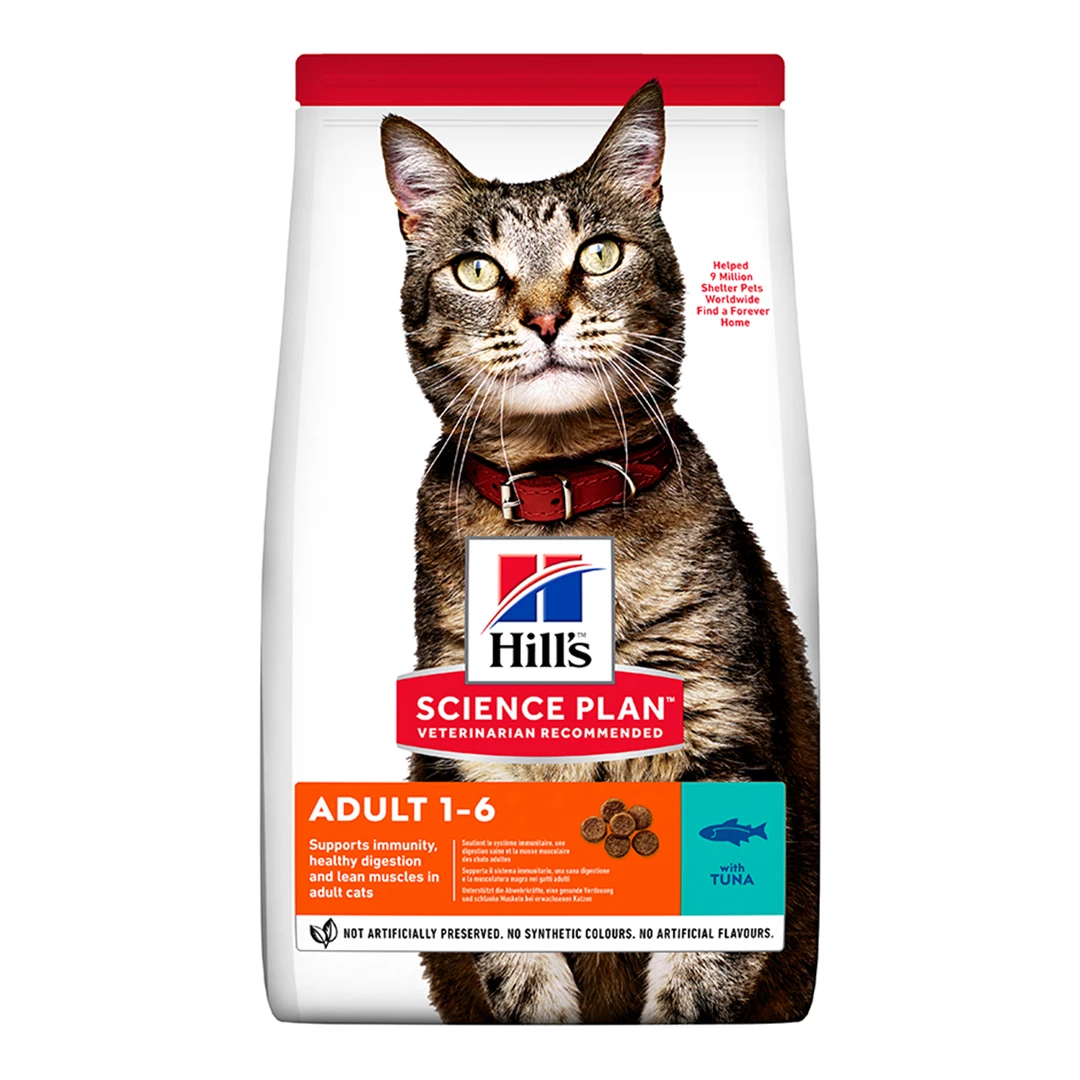Hills Science Plan Hill's Science Plan Adult Dry Cat Food Tuna Flavour 1.5kg 1 Hills Science Plan Hill's Science Plan Adult Dry Cat Food Tuna Flavour 1.5kg