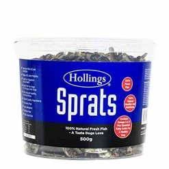 Hollings Tub Of Sprats, Dog Treats, 500g