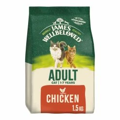 James Wellbeloved Adult Chicken Cat Food 1.5kg