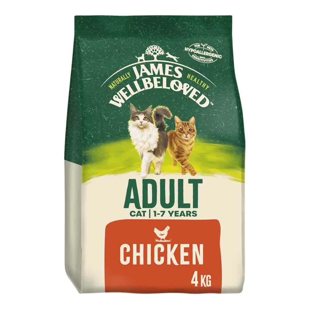 James Wellbeloved Adult Chicken & Rice Cat Food 4kg 1 James Wellbeloved Adult Chicken & Rice Cat Food 4kg
