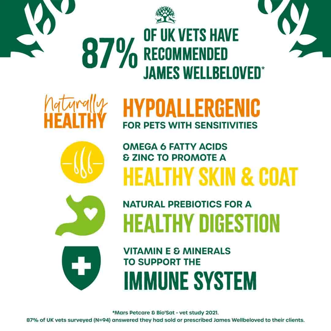 James Wellbeloved Dry Adult Cat Food, Rice & Fish, 4kg 4 James Wellbeloved Dry Adult Cat Food, Rice & Fish, 4kg - Image 4