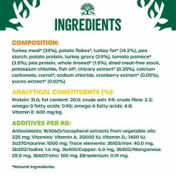 James Wellbeloved Cat Adult Dry Food, No Cereal Turkey & Vegetables 1.5kg -Dog Food shop james wellbeloved adult cat turkey ingredients 1