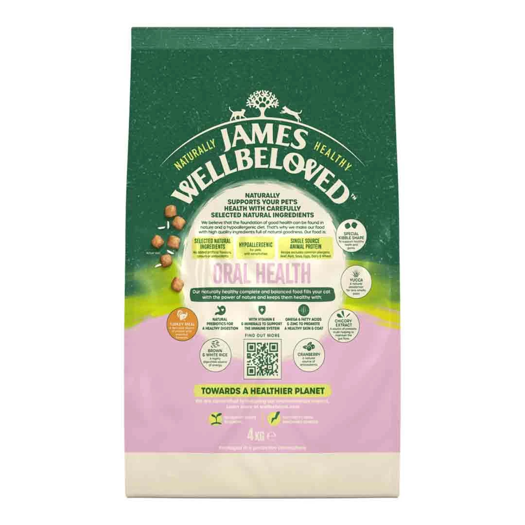 James Wellbeloved Adult Oral Health Turkey 4kg 2 James Wellbeloved Adult Oral Health Turkey 4kg - Image 2