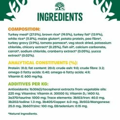 James Wellbeloved Adult Oral Health Turkey 4kg 12 James Wellbeloved Adult Oral Health Turkey 4kg -Dog Food shop james wellbeloved adult cat turkey oral health ingredients