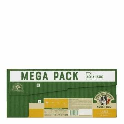 James Wellbeloved Adult Lamb In Gravy Pouch 40 X 150g -Dog Food shop james wellbeloved adult dog lamb in gravy food back 1