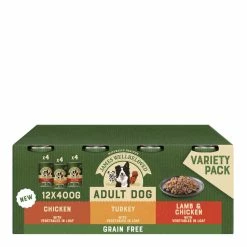 James Wellbeloved Grain Free Variety Pack Dog Food 12x400g