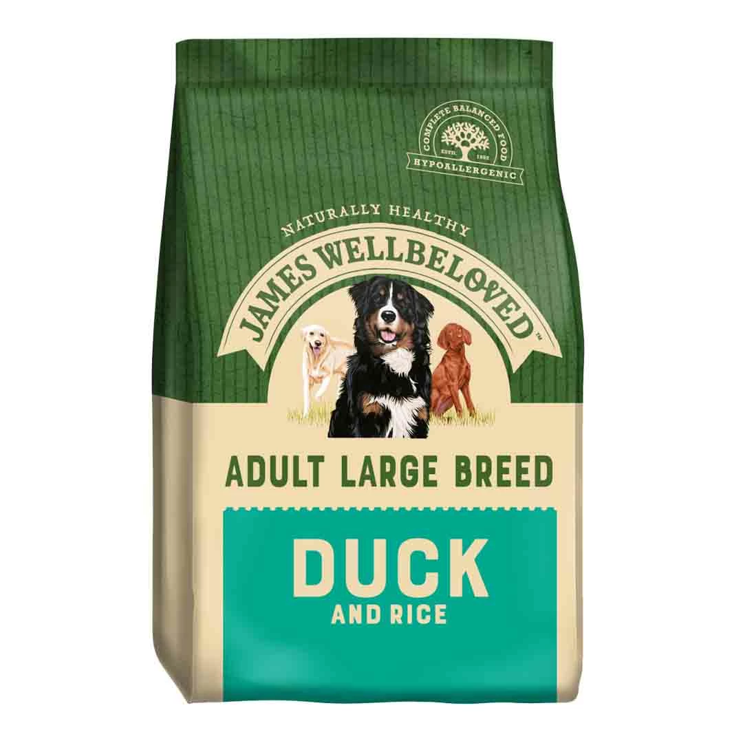 James Wellbeloved Dog Large Breed Adult Duck & Rice 15kg 1 James Wellbeloved Dog Large Breed Adult Duck & Rice 15kg