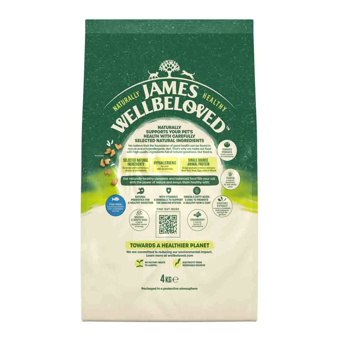 James Wellbeloved Senior Dry Cat Food, Fish, 4kg 2 James Wellbeloved Senior Dry Cat Food, Fish, 4kg - Image 2