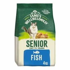James Wellbeloved Senior Dry Cat Food, Fish, 4kg