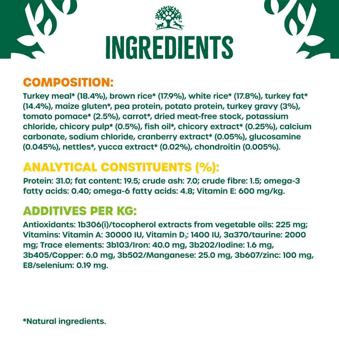 James Wellbeloved Dry Cat Food For Seniors, Turkey & Rice, 1.5kg 6 James Wellbeloved Dry Cat Food For Seniors, Turkey & Rice, 1.5kg - Image 6