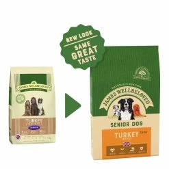 James Wellbeloved Dog Senior Turkey & Rice 7.5kg -Dog Food shop james wellbeloved senior dog turkey and rice dry food kibbles new look