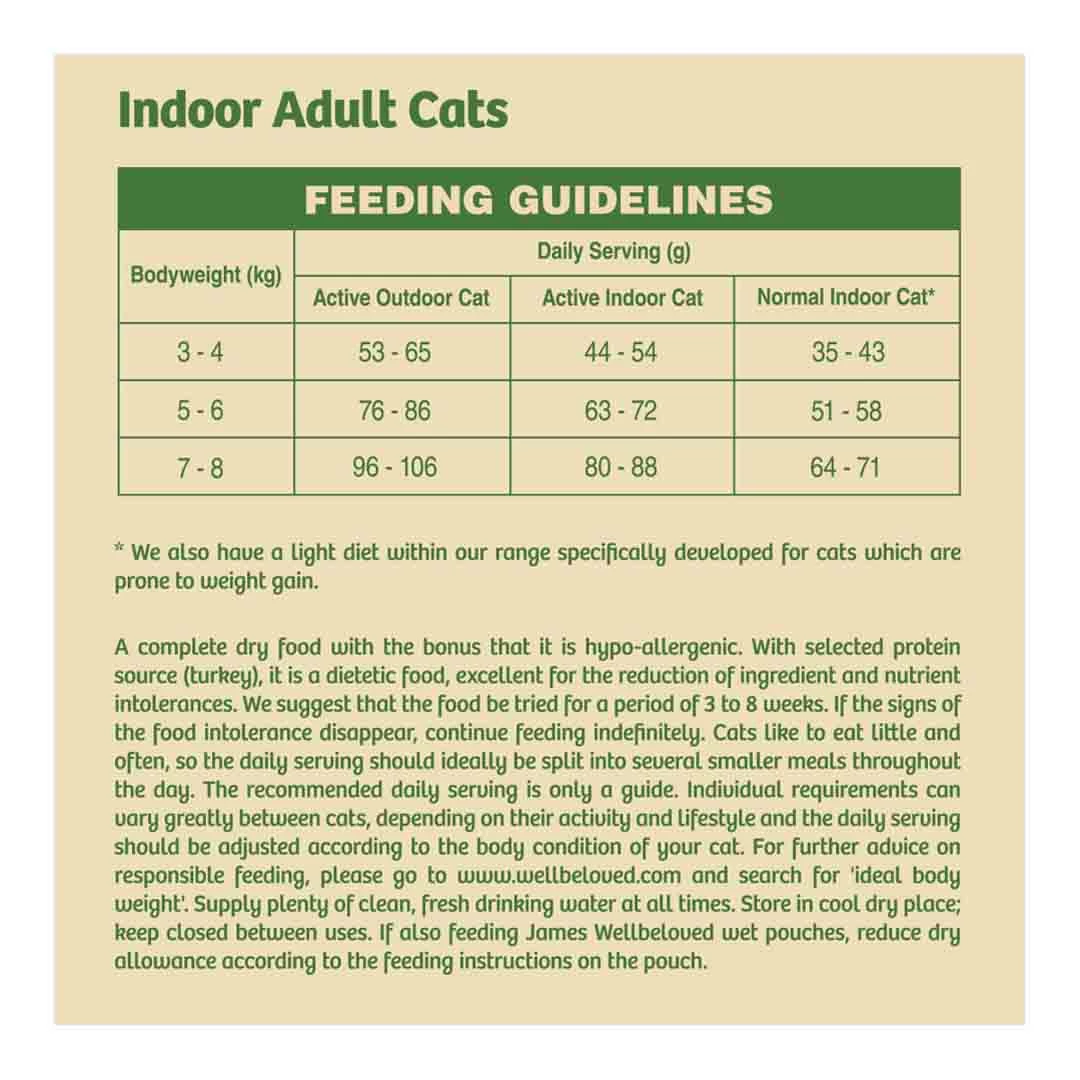 James Wellbeloved Indoor Adult Turkey 1.5kg 4 James Wellbeloved Indoor Adult Turkey 1.5kg - Image 4