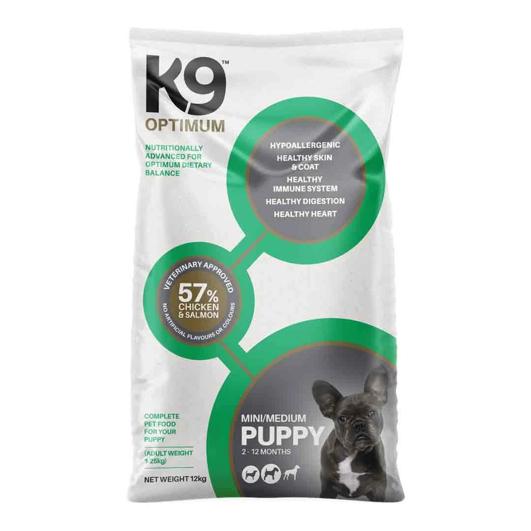 K9 Optimum K9 Puppy Mini/Medium Chicken 12kg 1 K9 Optimum K9 Puppy Mini/Medium Chicken 12kg