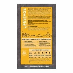 Lifestage Adult Chicken And Potato Tray 12x395g -Dog Food shop lifestage adult dog chicken potato back 395g