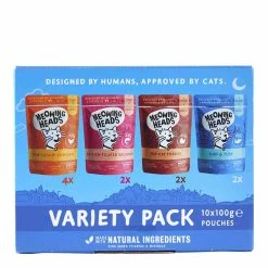 Meowing Heads Adult Variety Wet 10x100g