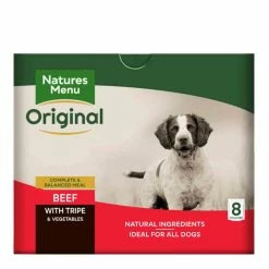Natures Menu Beef With Tripe Dog Pouches 8x300g