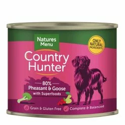 Natures Menu Country Hunter Pheasant & Goose Dog Food 6x600g