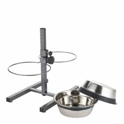 Petface Stainless Steel Silent Double Diner Medium Food Bowl 6 Petface Stainless Steel Silent Double Diner Medium Food Bowl -Dog Food shop nobby bowl pet stand adjustable diner bar opened