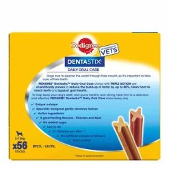 Pedigree Dentastix For Small Dogs, Dog Dental Treat, 56 Pack -Dog Food shop pedigree dentastix daily oral care back 110g