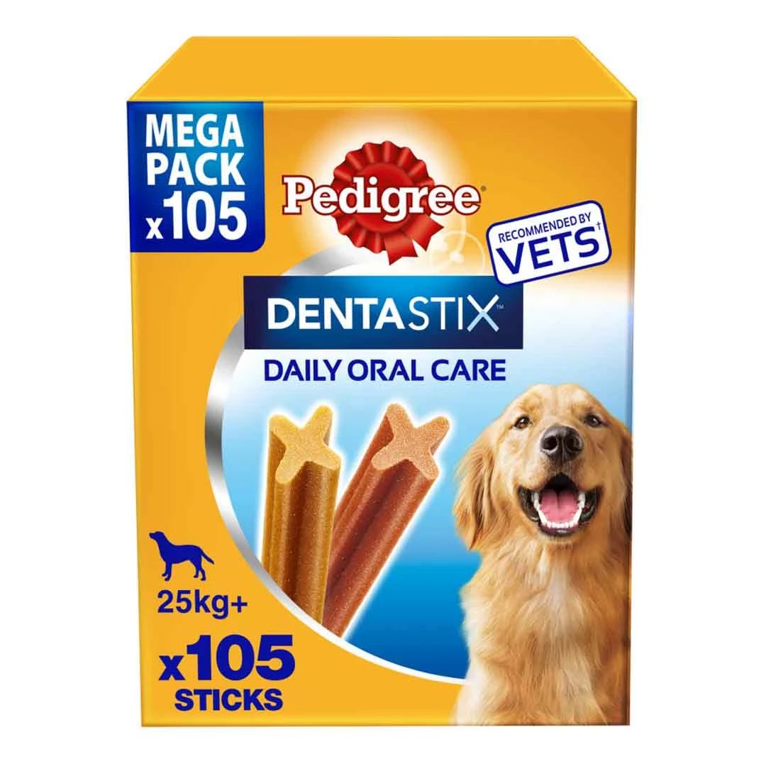 Pedigree Dentastix Daily Adult Large Dog Dental Treats 105 Sticks 1 Pedigree Dentastix Daily Adult Large Dog Dental Treats 105 Sticks